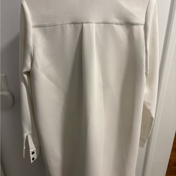 Kate Spade Long Sleeve White Dress with Black Bow - Picture 11 of 13